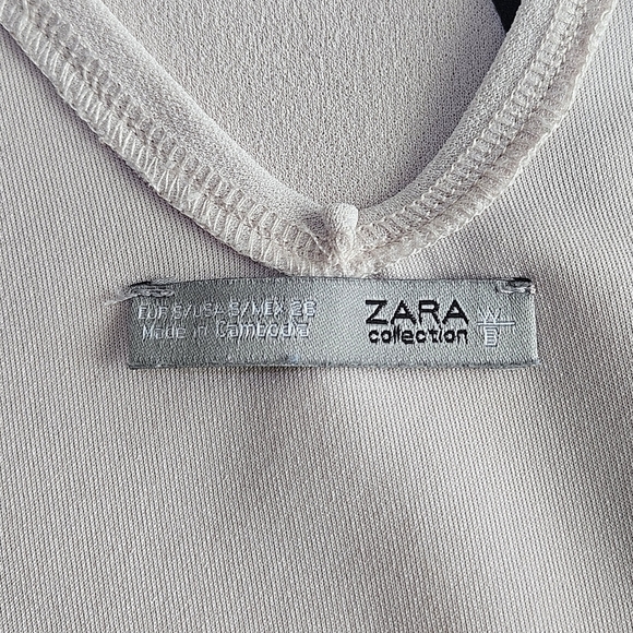 ZARA Pink, Black and White Block Dress Slip Dress, Size Small - Picture 6 of 9